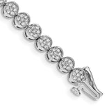 14k White Gold Diamond Bracelet-WBC-BM4661-188-WA