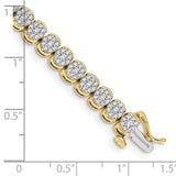 14k Diamond Bracelet-WBC-BM4662-300-YA