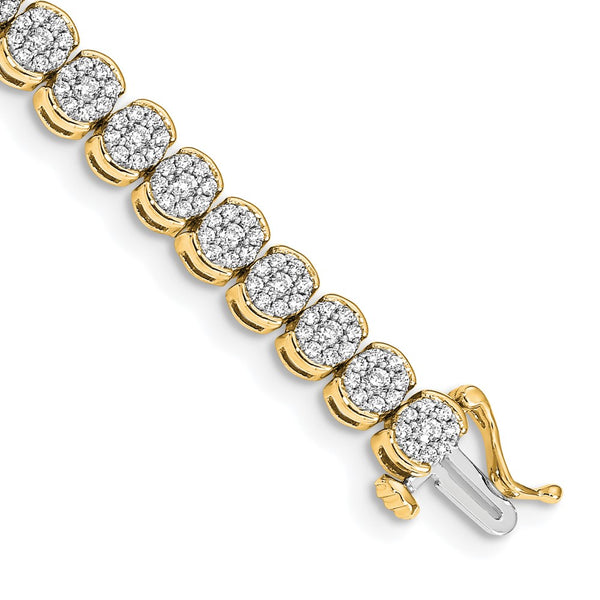 14k Diamond Bracelet-WBC-BM4662-300-YA