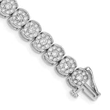 14k White Gold Diamond Bracelet-WBC-BM4663-500-WA