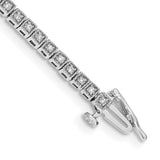 14k White Gold Diamond Bracelet-WBC-BM4664-050-WA