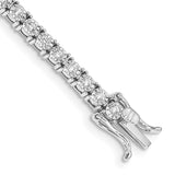 14k White Gold Illusion Setting Diamond Bracelet-WBC-BM4665-100-WA