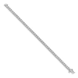 14k White Gold Cluster Setting Diamond Bracelet-WBC-BM4669-200-WA