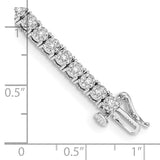 14k White Gold Cluster Setting Diamond Bracelet-WBC-BM4669-200-WA