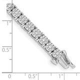 14k White Gold Cluster Setting Diamond Bracelet-WBC-BM4670-300-WA