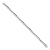 14k White Gold Illusion Setting Diamond Bracelet-WBC-BM4673-200-WA