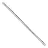 14k White Gold Illusion Setting Diamond Bracelet-WBC-BM4674-400-WA