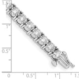 14k White Gold Illusion Setting Diamond Bracelet-WBC-BM4676-500-WA