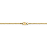 14k .9mm Box with Lobster Clasp Chain-WBC-BOX087-7