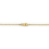 14k 1mm Box Chain-WBC-BOX100-20