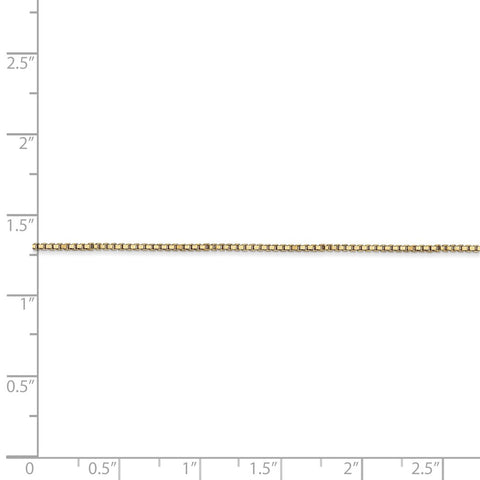 14k 1mm Box Chain-WBC-BOX100-16