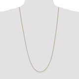 14k 1mm Box Chain-WBC-BOX100-30