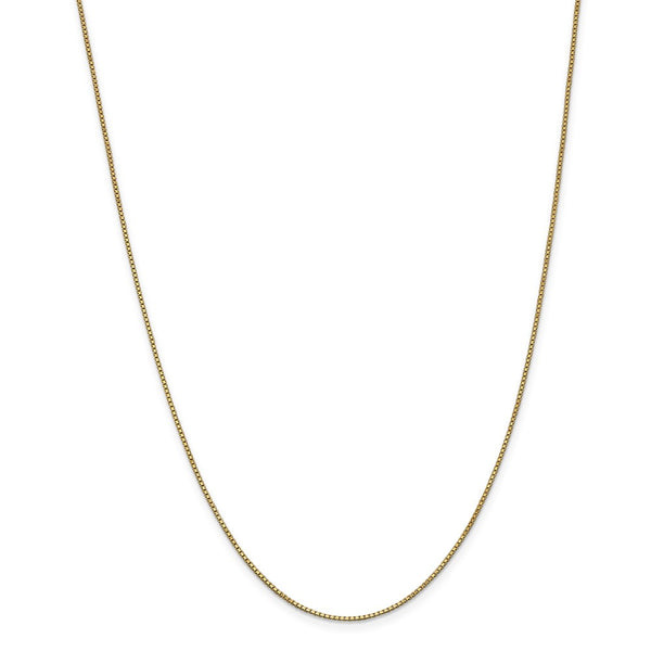 14k 1mm Box Chain-WBC-BOX100-20