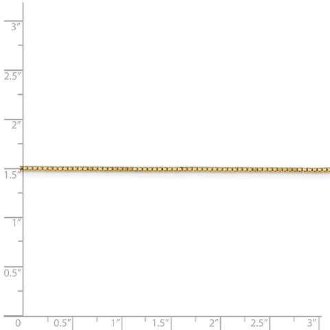 14k 1.05mm Box Chain-WBC-BOX105-30