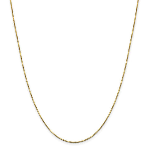 14k 1.05mm Box Chain-WBC-BOX105-26