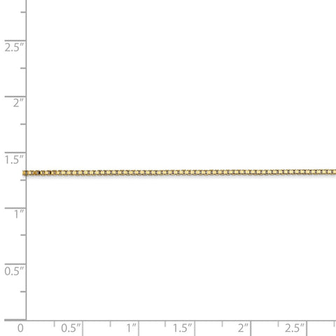 14k 1.1mm Box Chain-WBC-BOX110-16