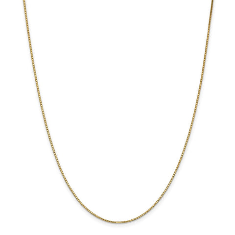 14k 1.1mm Box Chain-WBC-BOX110-20