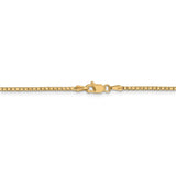 14k 1.5mm Box Chain-WBC-BOX150-18