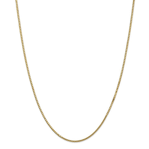 14k 1.5mm Box Chain-WBC-BOX150-24