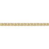 14k 3mm Concave Anchor Chain-WBC-CCA080-22