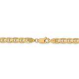 14k 4.5mm Concave Anchor Chain-WBC-CCA120-20