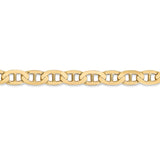 14k 6.25mm Concave Anchor Chain-WBC-CCA160-24