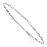 14k White Gold 1.5mm Polished Slip-on Bangle Bracelet-WBC-DB631