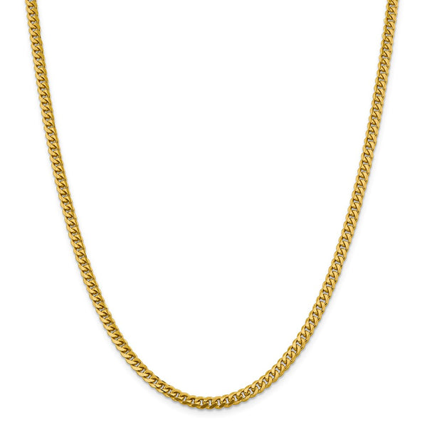 14k 4.25mm Solid Miami Cuban Chain-WBC-DCU120-24