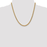 14k 4.3mm Solid Miami Cuban Chain-WBC-DCU140-20