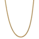 14k 4.3mm Solid Miami Cuban Chain-WBC-DCU140-20