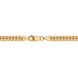 14k 5mm Solid Miami Cuban Chain-WBC-DCU160-26