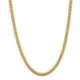 14k 5.5mm Solid Miami Cuban Chain-WBC-DCU180-18