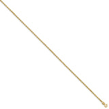 14k 2mm Semi-solid D/C Rope Chain-WBC-DH014-8