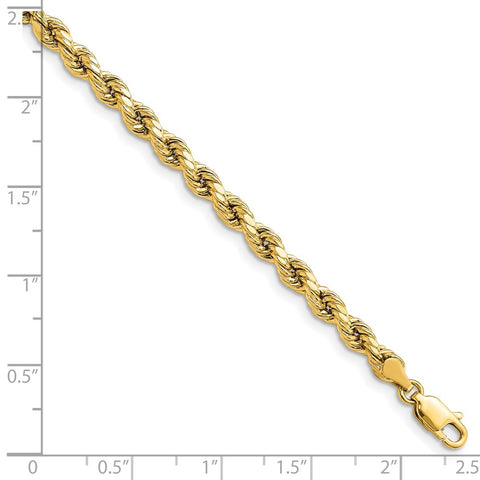 14k 4mm Semi-solid D/C Rope Chain-WBC-DH030-8