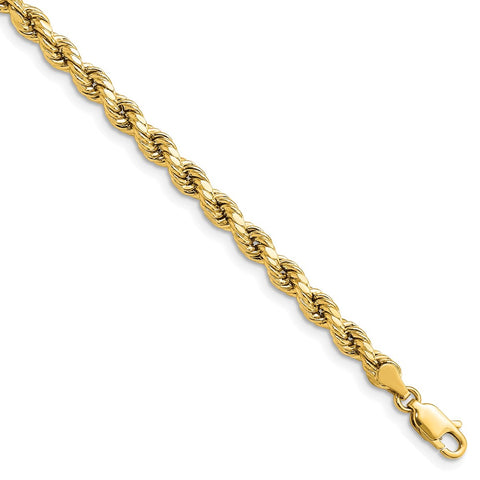 14k 4mm Semi-solid D/C Rope Chain-WBC-DH030-7
