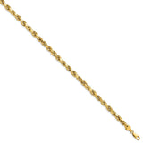 14k 5.5mm Semi-solid D/C Rope Chain-WBC-DH040-8