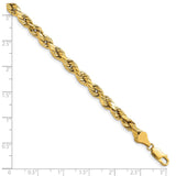 14k 5.5mm Semi-solid D/C Rope Chain-WBC-DH040-8