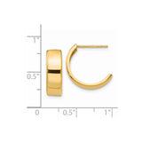 14K Hoop Earrings-WBC-E683