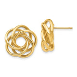 14k Love Knot Earrings-WBC-E693