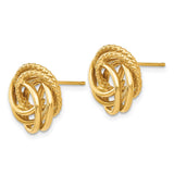 14k Love Knot Earrings-WBC-E695