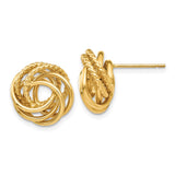 14k Love Knot Earrings-WBC-E695