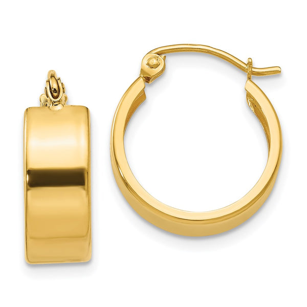 14K Small Hoop Earrings-WBC-E785