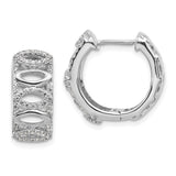 14k White Gold Diamond Fancy Hoop Earrings-WBC-EM3886-045-WA