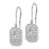 14k White Gold Diamond Vintage Earrings-WBC-EM3950-020-WA