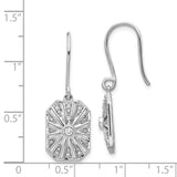 14k White Gold Diamond Vintage Earrings-WBC-EM3950-020-WA