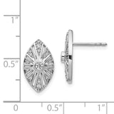 14k White Gold Diamond Vintage Earrings-WBC-EM3953-020-WA