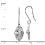 14k White Gold Diamond Vintage Leverback Earrings-WBC-EM3954-020-WA