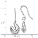 14k White Gold Diamond Fortune Cookie Earrings-WBC-EM3998-015-WA