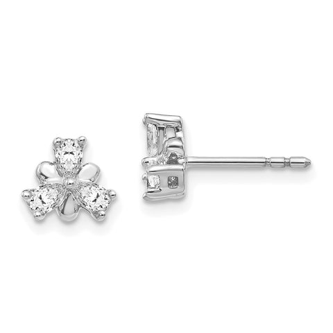 14k White Gold Diamond Earrings-WBC-EM4174-040-WA