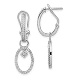 14k White Gold Diamond Omega Back Earrings-WBC-EM4192-050-WA